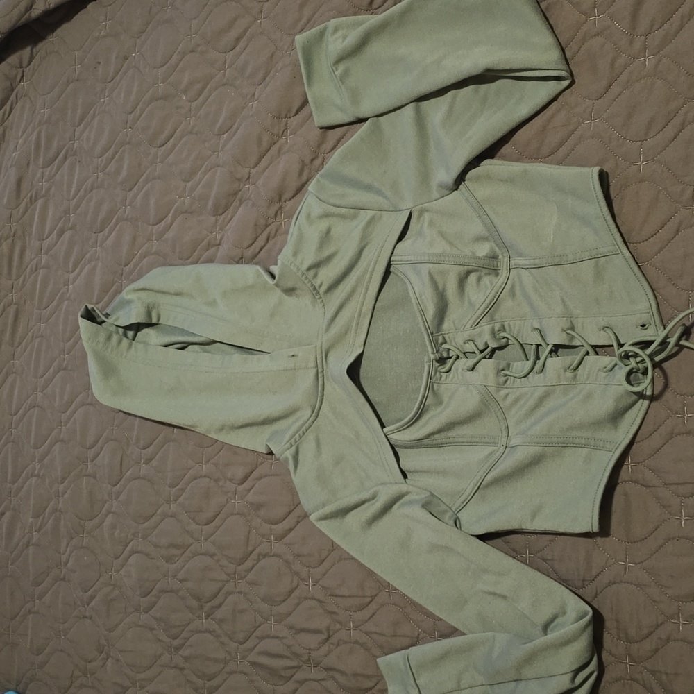 Cider cropped hoodie